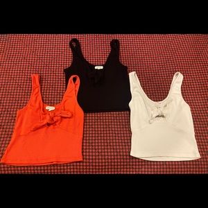 3 boutique crop top tank tops